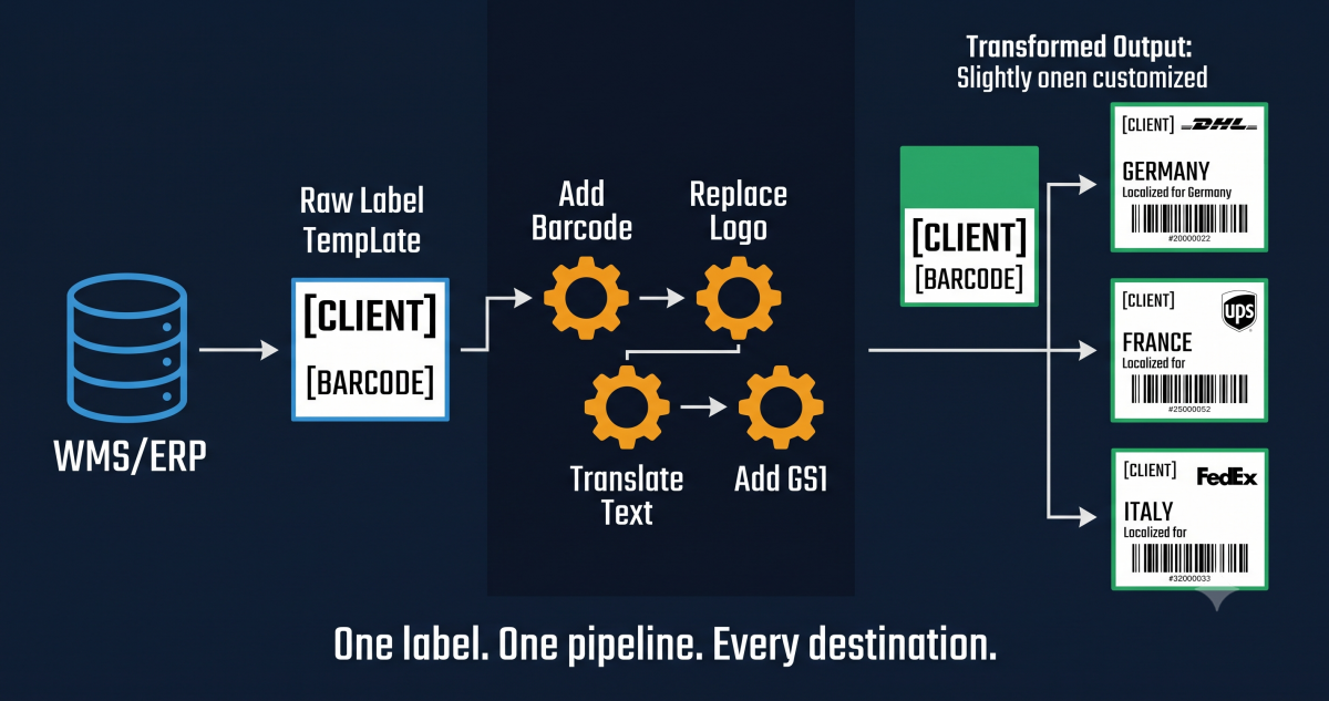 Your WMS Prints Labels. What If It Could Also Transform Them?